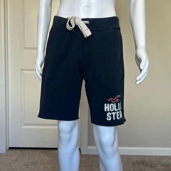 Navy Fleece Sweat Shorts - Size Sm 28-31” - Picture 2 of 5